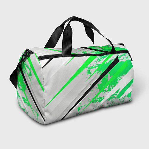 Спортивная сумка Color white light green / 3D-принт – фото 1