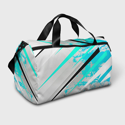 Спортивная сумка Color white light blue / 3D-принт – фото 1