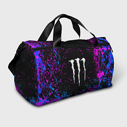 Сумки спортивные Monster energy неоновый всплеск, цвет: 3D-принт