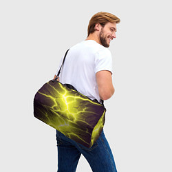 Сумки спортивные Color yellow black, цвет: 3D-принт — фото 2