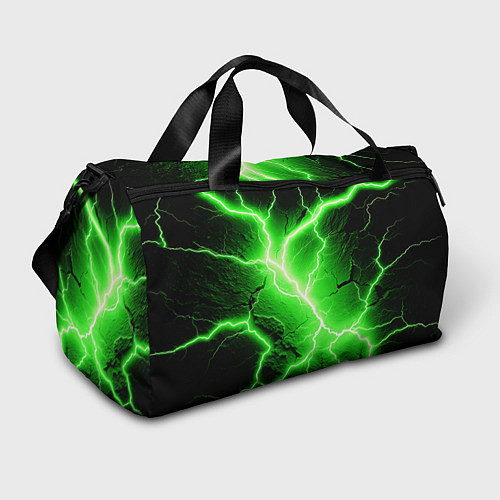 Спортивная сумка Color green black / 3D-принт – фото 1