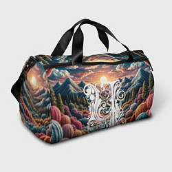 Сумки спортивные Родина в сердце, цвет: 3D-принт