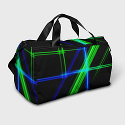 Сумки спортивные Color blue black green, цвет: 3D-принт