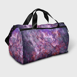 Сумки спортивные Абстракция - purple space stone, цвет: 3D-принт