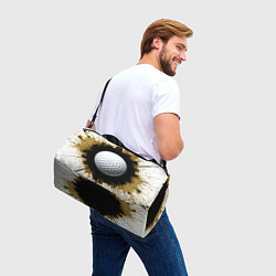 Сумки спортивные Мяч для гольфа на белом, цвет: 3D-принт — фото 2