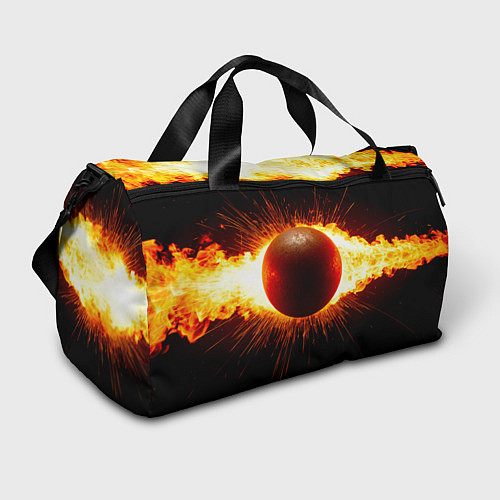 Спортивная сумка Ядро для талкания в огне / 3D-принт – фото 1