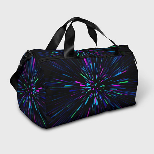 Спортивная сумка Neon rods / 3D-принт – фото 1