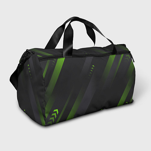 Спортивная сумка Color black green / 3D-принт – фото 1