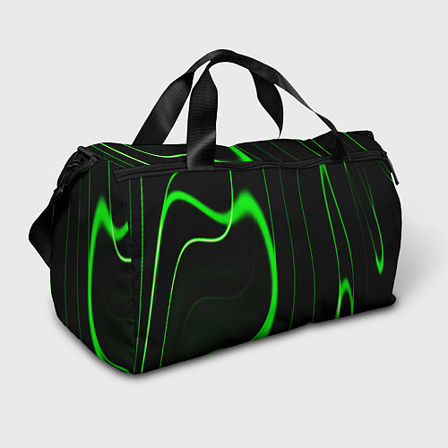 Спортивная сумка Color green light green black / 3D-принт – фото 1