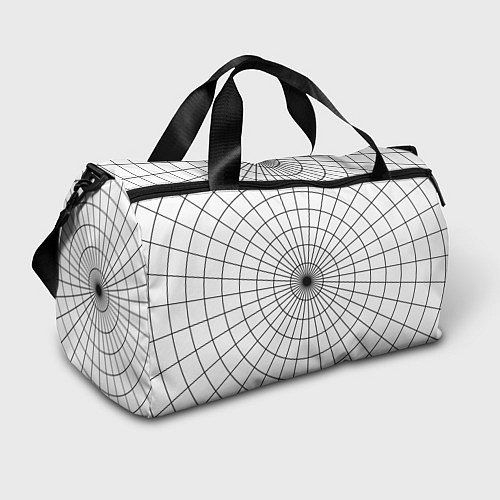 Спортивная сумка Паутина полос / 3D-принт – фото 1
