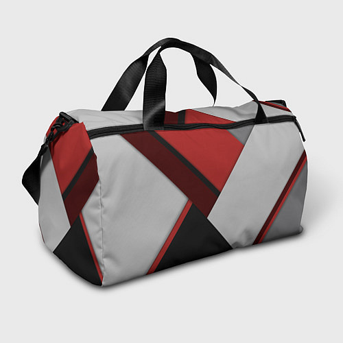 Спортивная сумка Color black red grey / 3D-принт – фото 1