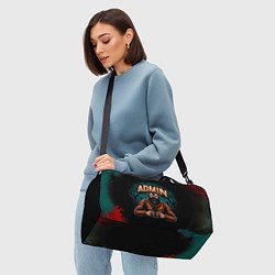 Сумки спортивные Страшный админ, цвет: 3D-принт — фото 2