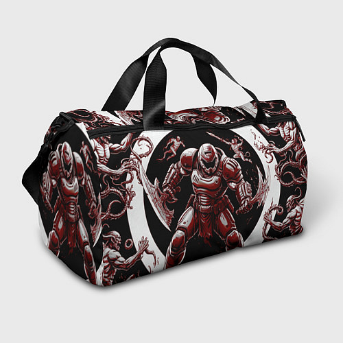 Спортивная сумка Doom red guardian / 3D-принт – фото 1
