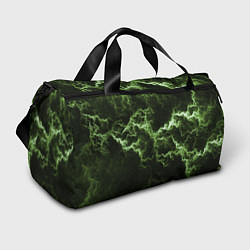 Сумки спортивные Lightning green glow, цвет: 3D-принт