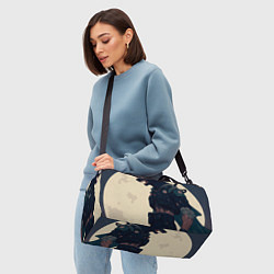 Сумки спортивные Человек-волк, цвет: 3D-принт — фото 2