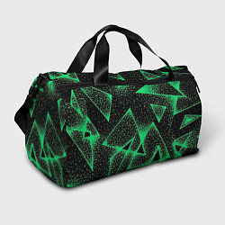 Спортивная сумка A light green triangle with dots