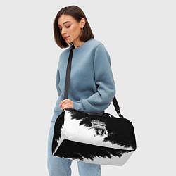 Сумки спортивные Liverpool краски белые, цвет: 3D-принт — фото 2