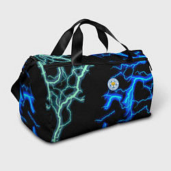 Сумки спортивные Лестер Сити шторм, цвет: 3D-принт