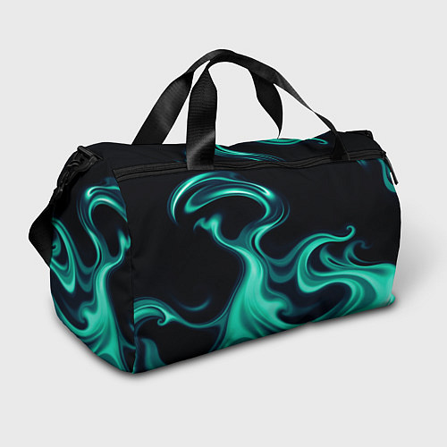 Спортивная сумка Color turquoise black / 3D-принт – фото 1