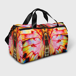 Сумки спортивные Разворот бабочки, цвет: 3D-принт