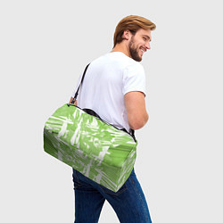 Сумки спортивные Color white green, цвет: 3D-принт — фото 2