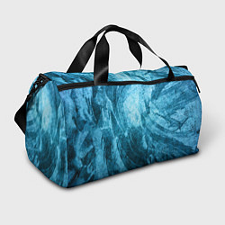 Спортивная сумка Абстракция - blue pressed stone