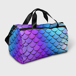 Спортивная сумка Градиент на чешуе