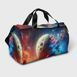 Сумки спортивные Разрыв космического тела - нейроарт, цвет: 3D-принт