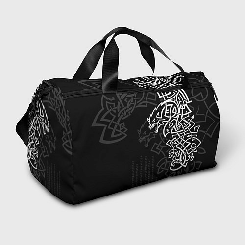 Спортивная сумка Волки верные спутники Одина / 3D-принт – фото 1