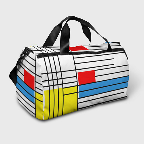 Спортивная сумка В стиле мондриана / 3D-принт – фото 1