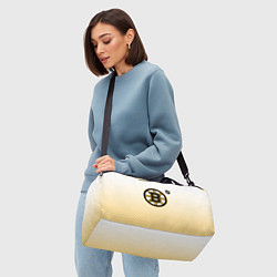 Сумки спортивные Бостон Брюинз - светлый градиент, цвет: 3D-принт — фото 2