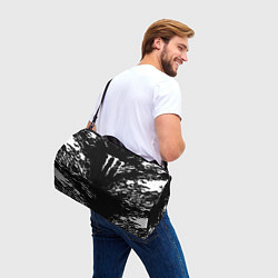 Сумки спортивные Monster energy white splash, цвет: 3D-принт — фото 2