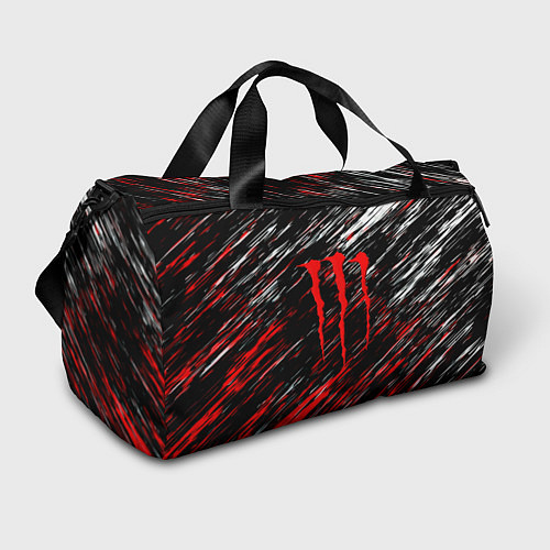 Спортивная сумка Monster energy полосы красок / 3D-принт – фото 1