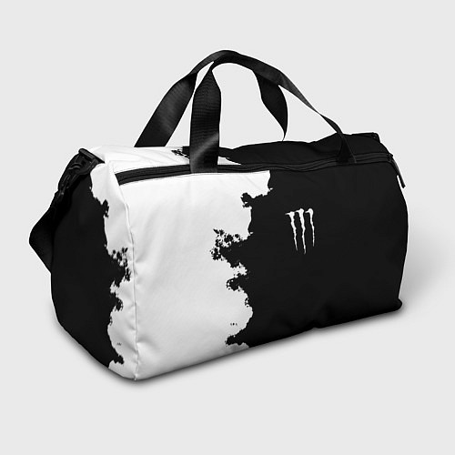 Спортивная сумка Monster energy краски белые / 3D-принт – фото 1