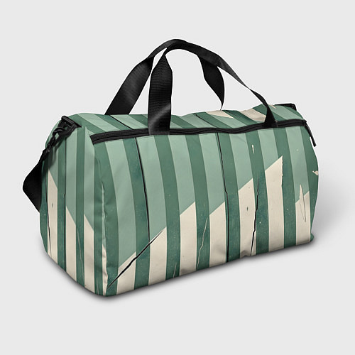 Спортивная сумка Зеленые полосы / 3D-принт – фото 1