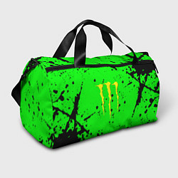 Сумки спортивные Monster energy кислотные брызги, цвет: 3D-принт