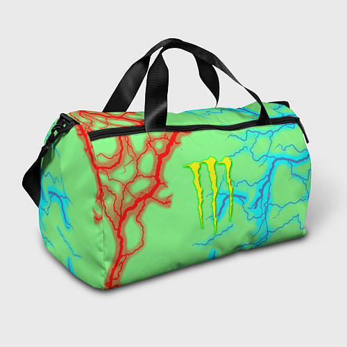 Спортивная сумка Monster energy storm electrix / 3D-принт – фото 1