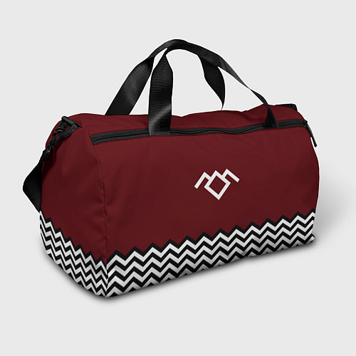 Спортивная сумка Твин Пикс - лого / 3D-принт – фото 1