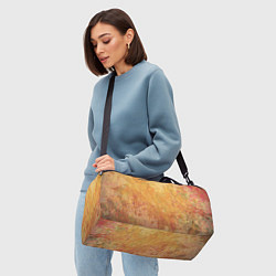 Сумки спортивные Абстракция - red and yellow spots, цвет: 3D-принт — фото 2