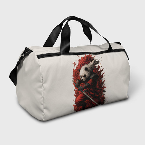 Спортивная сумка Демоническая панда самурай - нейроарт / 3D-принт – фото 1