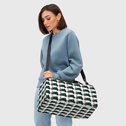 Сумки спортивные Motorbike dark green, цвет: 3D-принт — фото 2