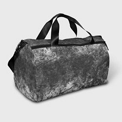 Сумки спортивные Абстракция - grey and white wall with cracks, цвет: 3D-принт