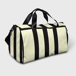 Спортивная сумка Color black beige line