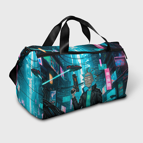 Спортивная сумка Рик-киберпанк / 3D-принт – фото 1
