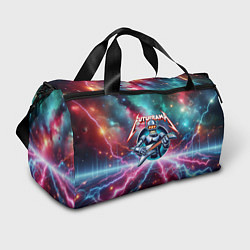 Сумки спортивные Гитарист Бендер рок группы Футурама, цвет: 3D-принт