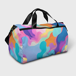 Сумки спортивные Разноцветные красивые облака, цвет: 3D-принт