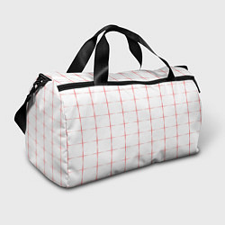 Спортивная сумка Color white red crosses