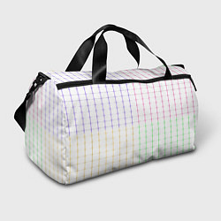 Спортивная сумка Color white multicolored stripes