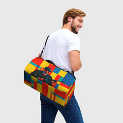 Сумки спортивные Гангстер поп-арт, цвет: 3D-принт — фото 2