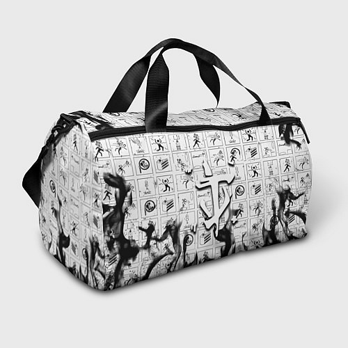 Спортивная сумка Doom x portal fire / 3D-принт – фото 1